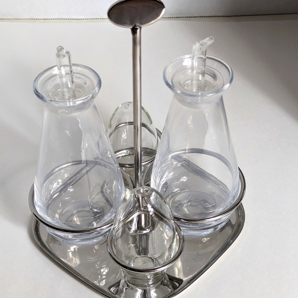 Mepra Grand Hotel Italian cruet & salt cellar set new luxury for your ta…